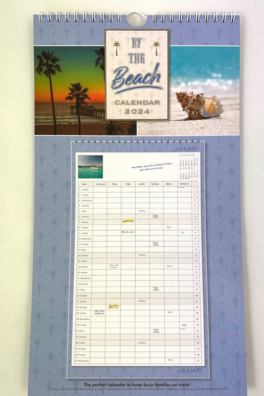 Mini Family Planner 2024 - By the Beach