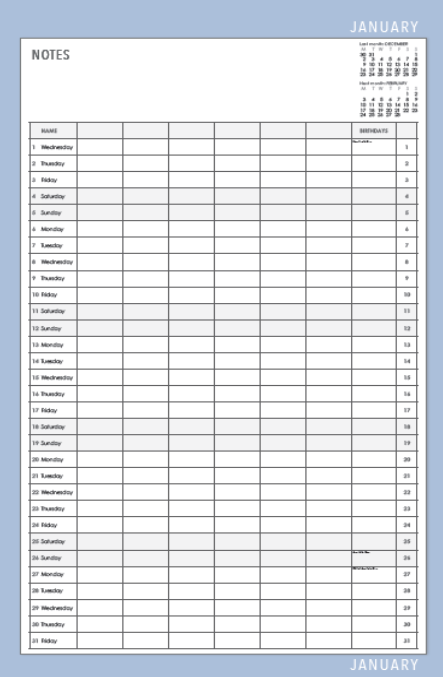 2025 Family Planner 'Family Life'