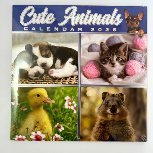 2026 MINI Cute Animals Calendar