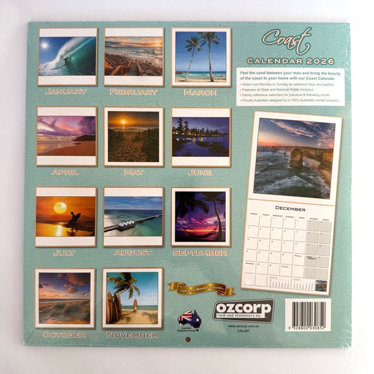 2026 Coast Calendar