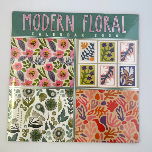2026 Modern Floral Calendar