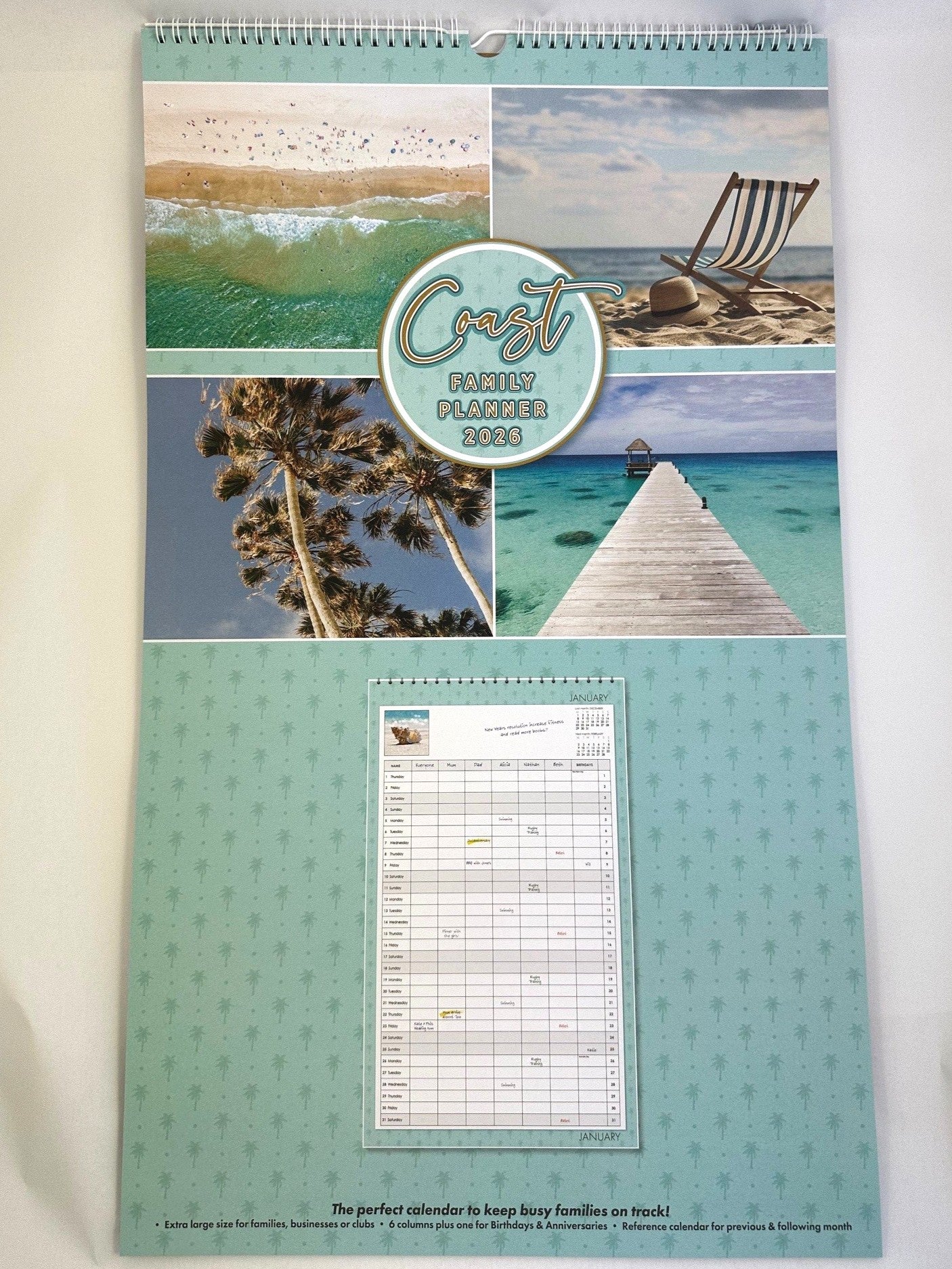 2026 Family Planner Coast