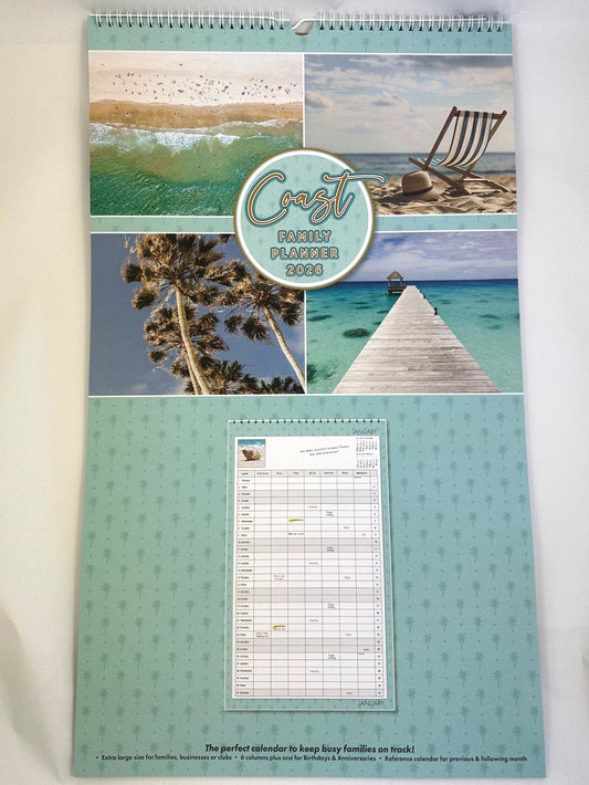 2026 Family Planner Coast