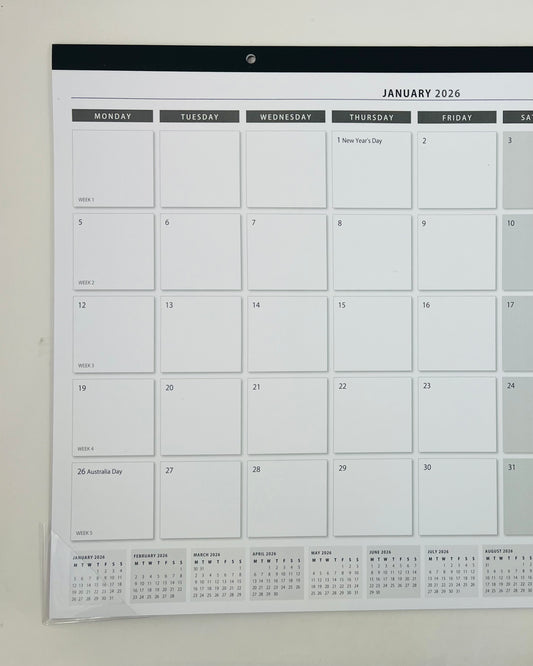 Desk Planner Pad 2026