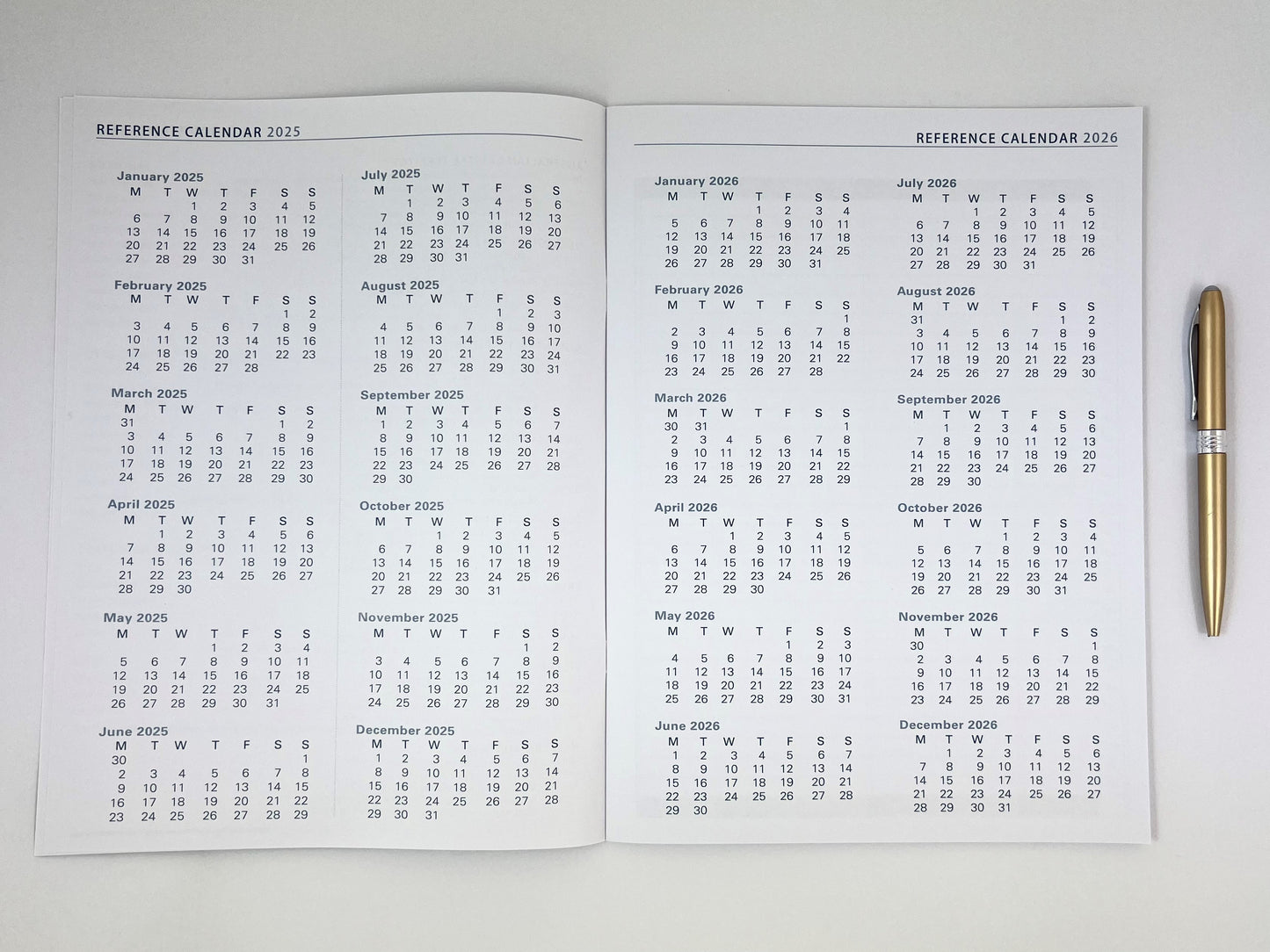 2025 Monthly Planner Royal