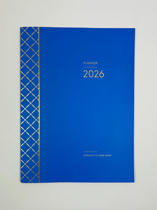2026 Monthly Planner - Indigo